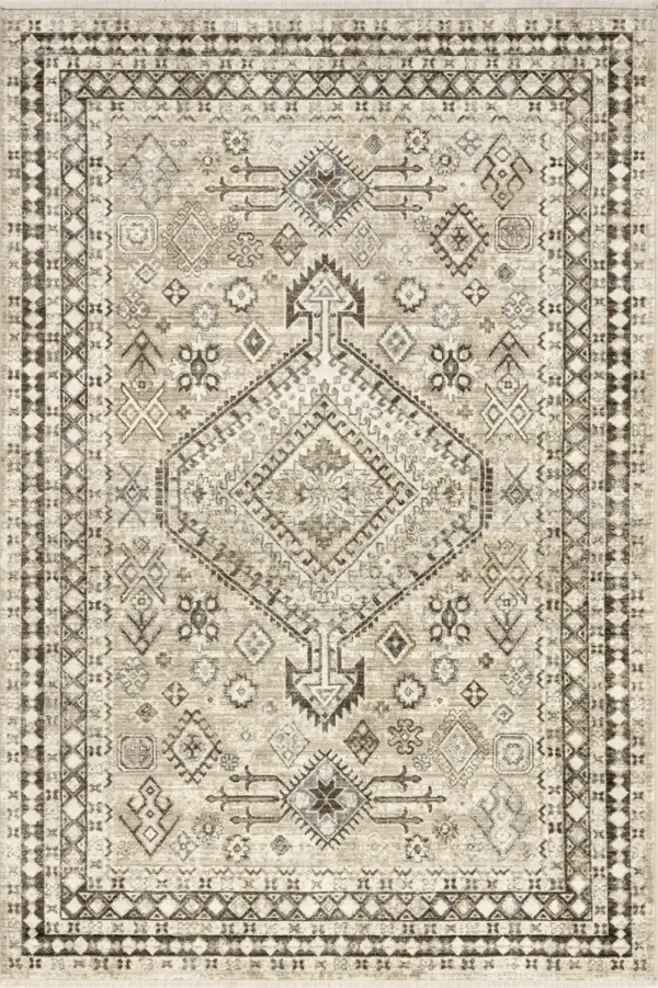 Virgina Medallion Fringe Rug