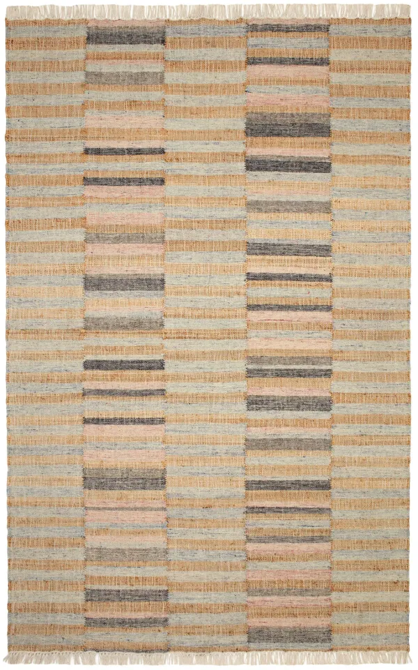 Ravel Stripe Handwoven Wool Rug