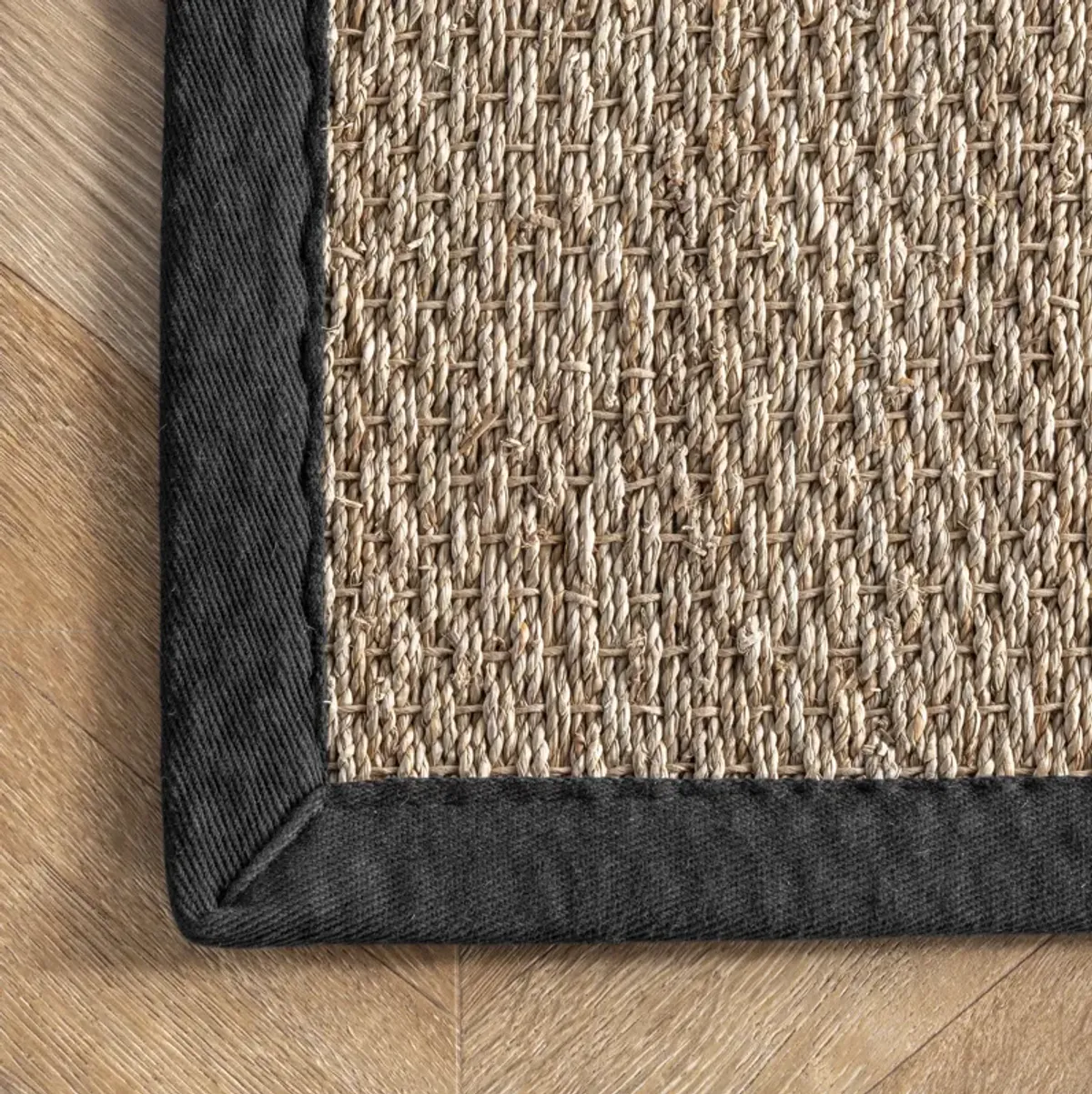 Seagrass with Border Rug