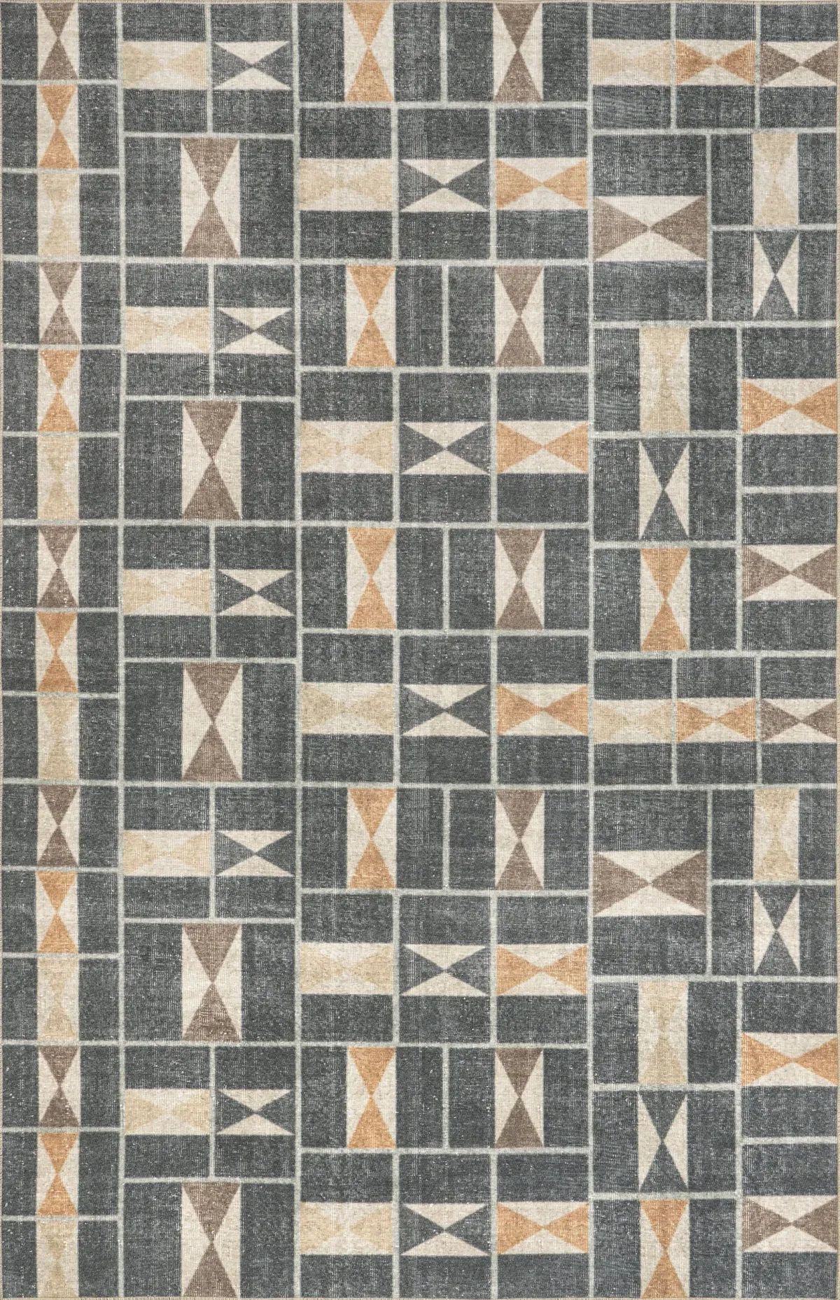 Darcie Washable Geometric Rug