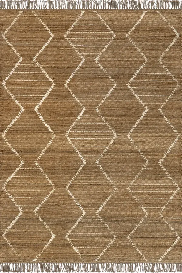 Marlow Handstitched Jute Tasseled Rug