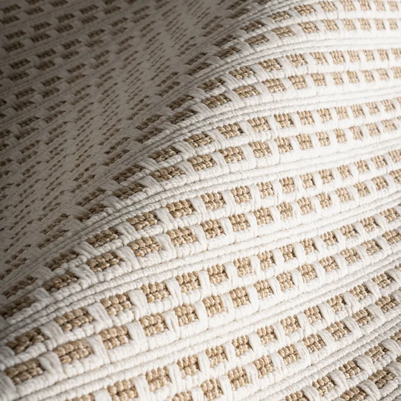 Reyna Checkered Stripes Indoor/Outdoor Rug
