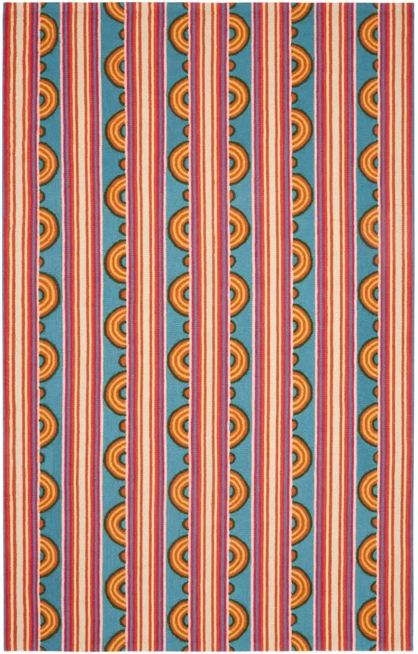 Button Hand Micro Hooked Wool Rug