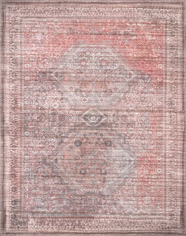 Marjorie Medallion Washable Rug