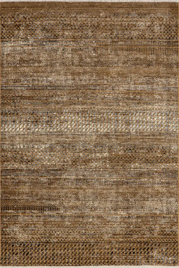Maude Geometric Traditional Fringed Rug