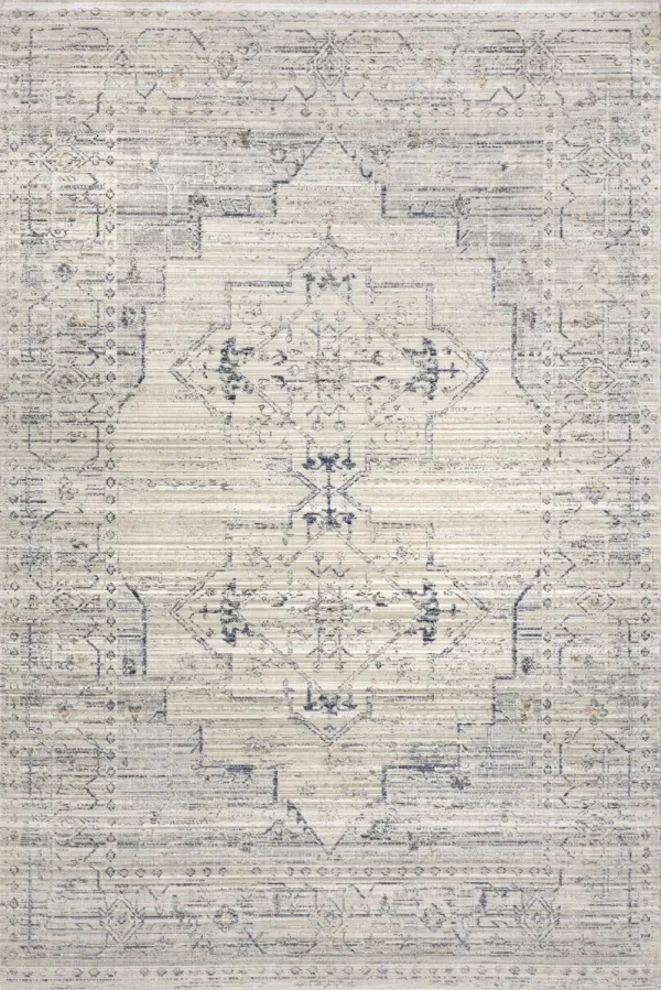 Zelly Medallion Washable Indoor/Outdoor Rug