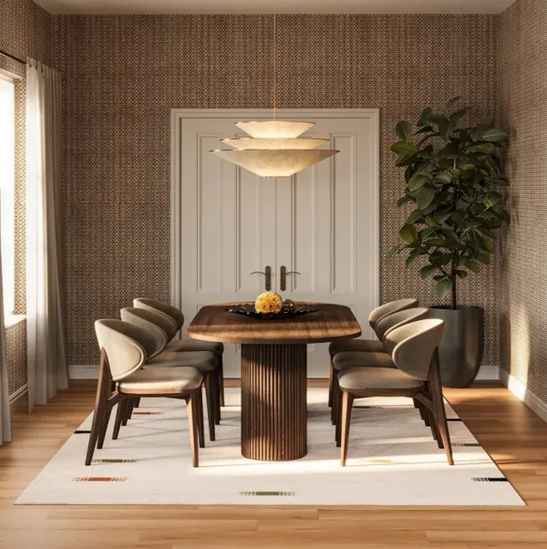 Lero Bohemian Dot Hand Woven Rug