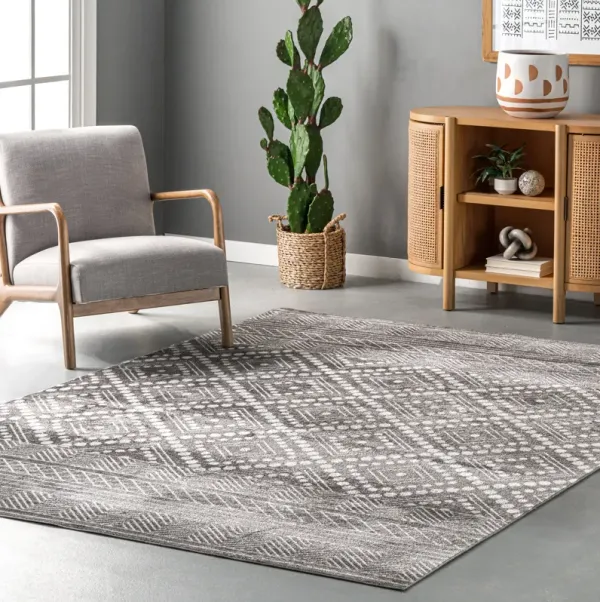 Merida Diamond Washable Rug