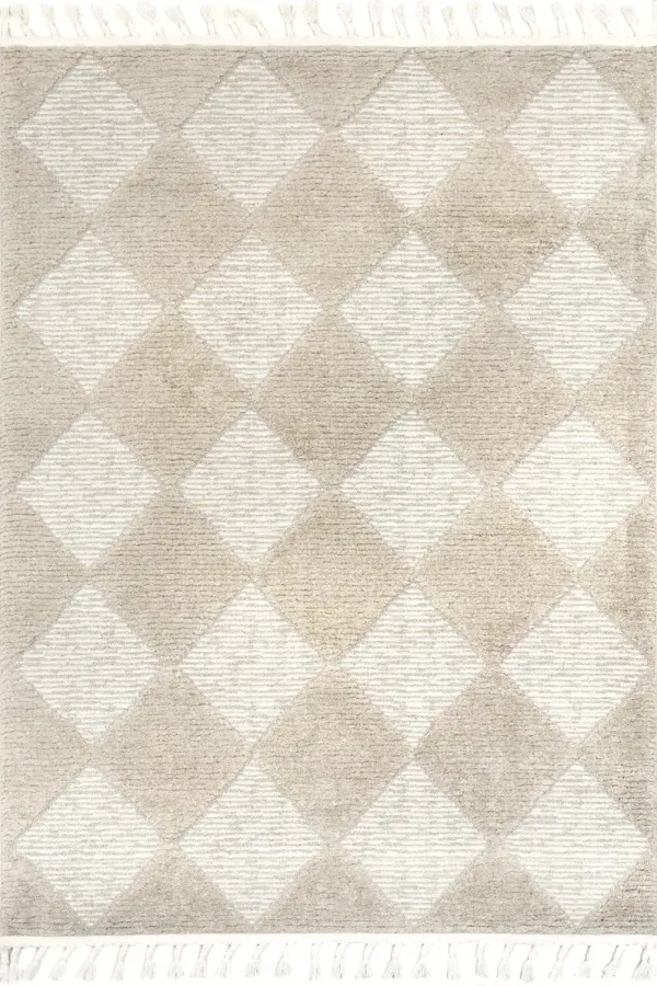 Aylin Diamond Tasseled Rug