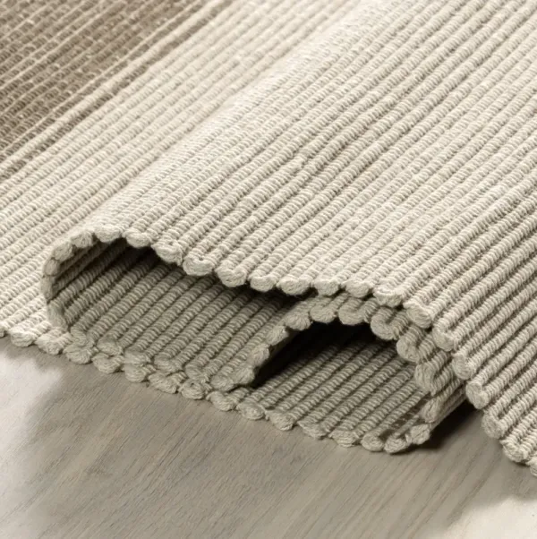 Boxelder Checked Cotton Rug