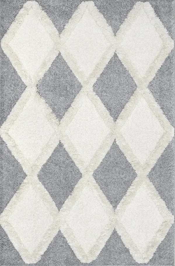 Kourtney Trellis Shag Rug