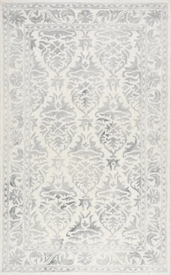 Damask Border Rug
