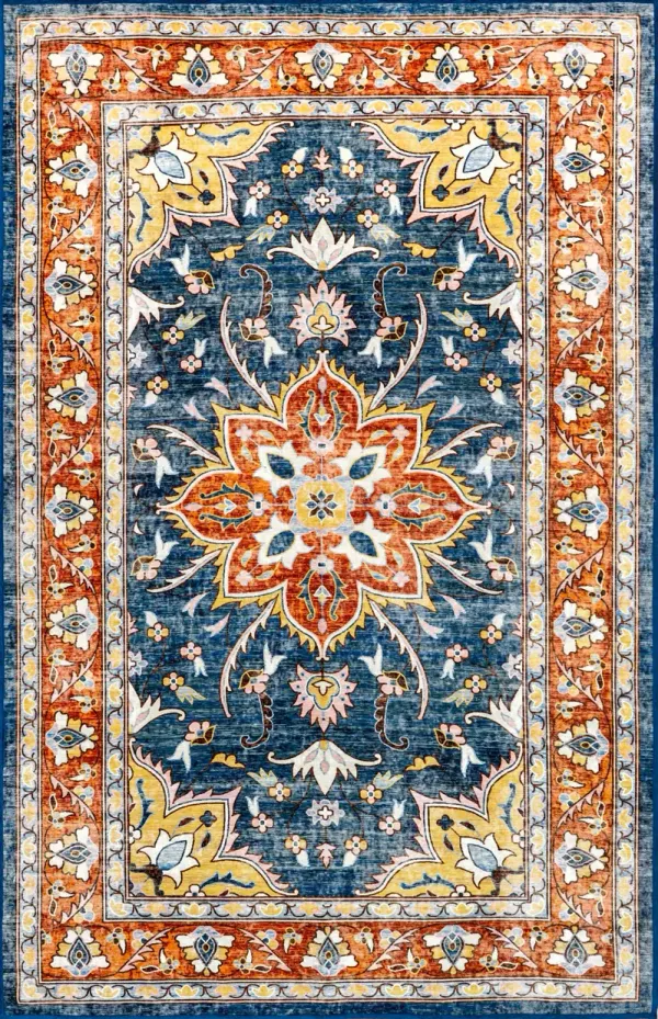 Rudy Washable Blooming Rug