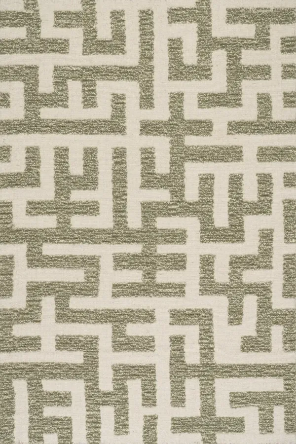 Riel Bohemian Geometric Wool Rug
