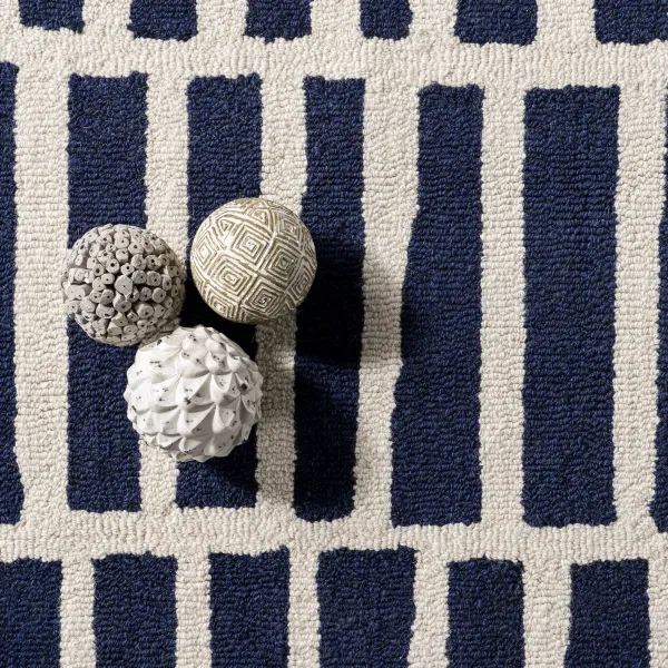 Irregular Parallel Bars Rug