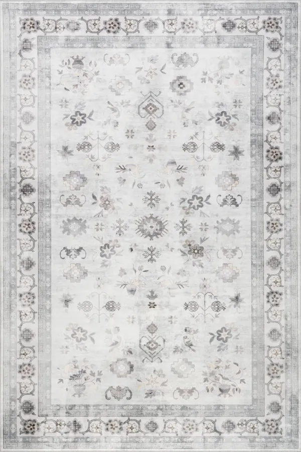 Dayflower Vintage Washable Rug