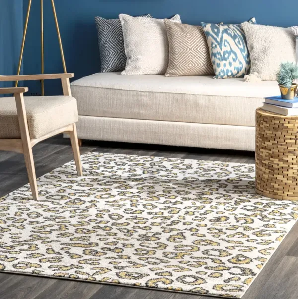 Coraline Leopard Printed Rug