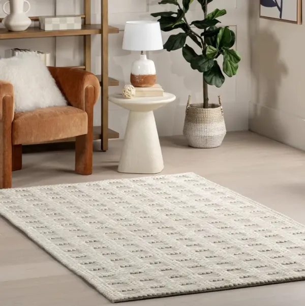 Lennon Checkered Hand Braided Jute Rug