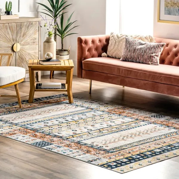 Esperanza Paneled Washable Rug