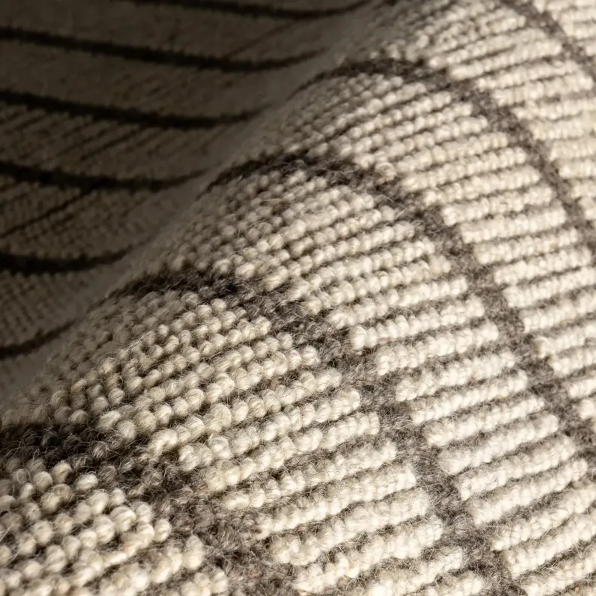 Eva Block Stripe Wool Blend Rug