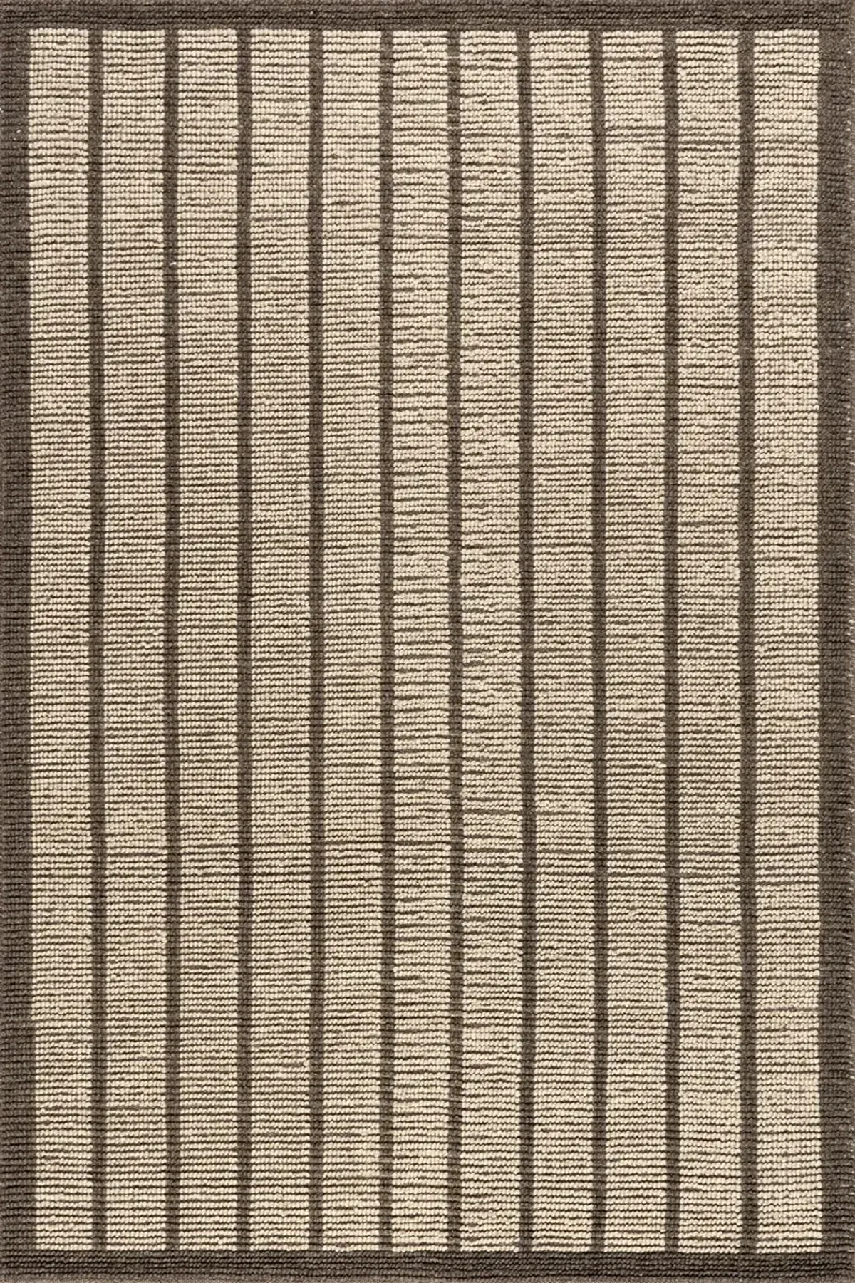 Eva Block Stripe Wool Blend Rug