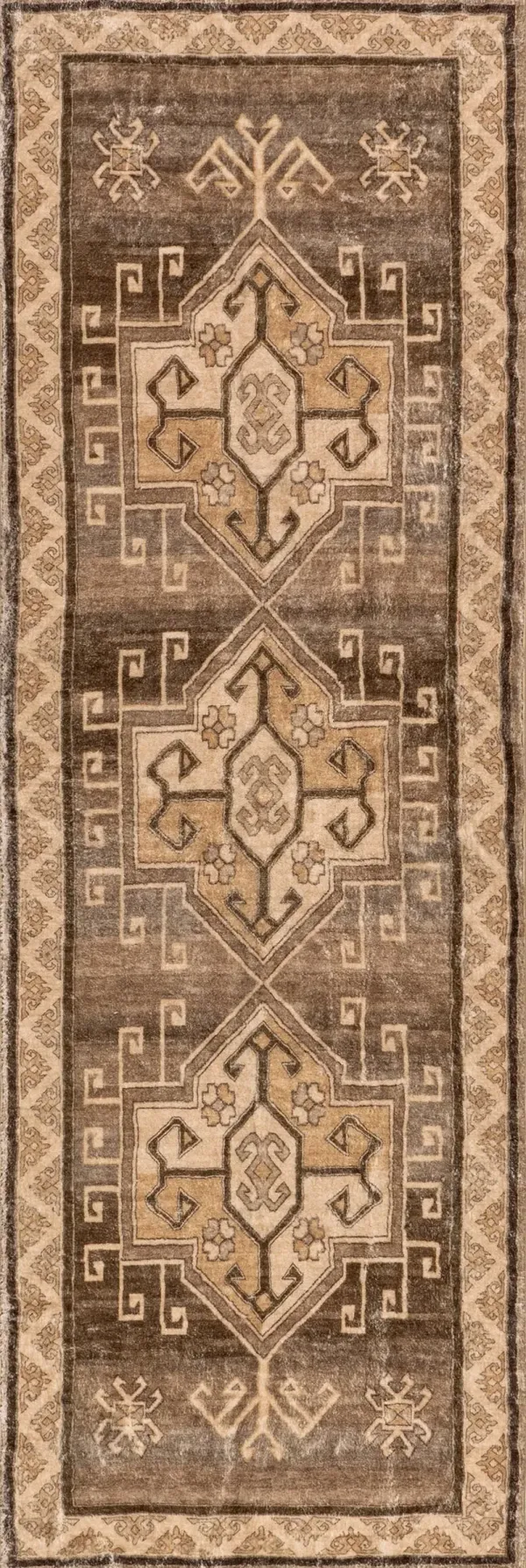 Norma Vintage Medallion Washable Rug