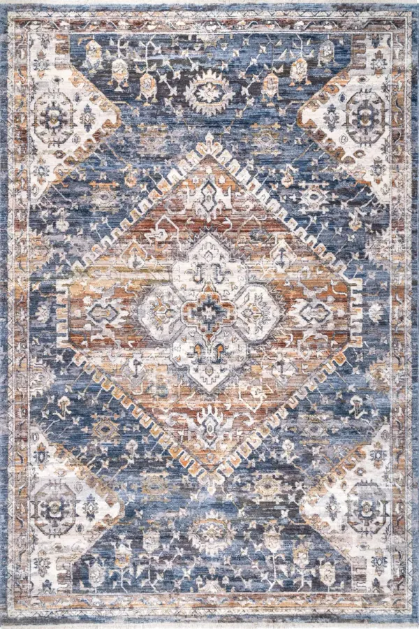 Joline Faded Medallion Rug