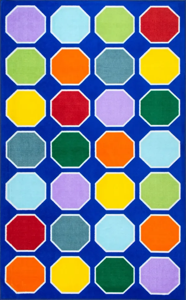 Octagons Printed Rug