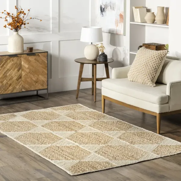 Adhara Jute Honeycomb Rug