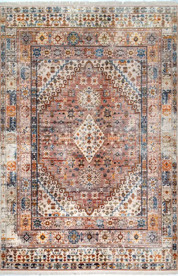 Archer Distressed Medallion Rug