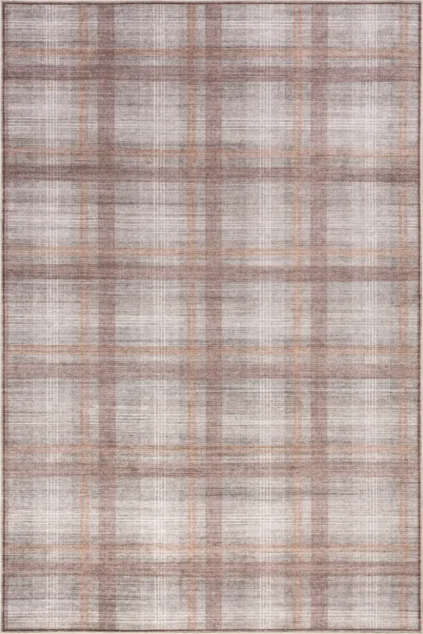 Arietty Plaid Spill Proof Washable Rug