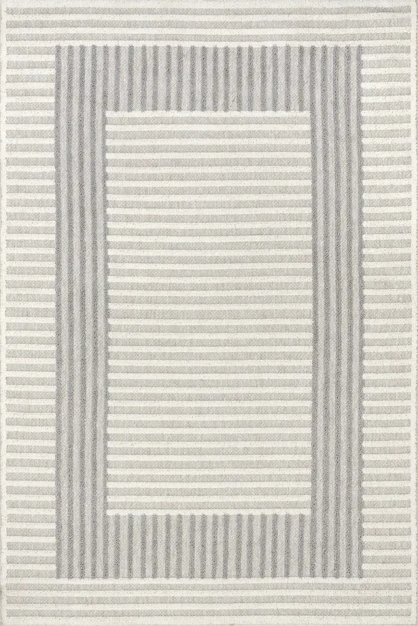 Freja Striped Washable Rug