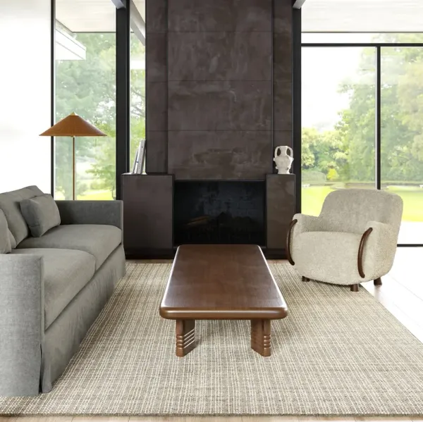 Ander Striped Wool-Blend Rug