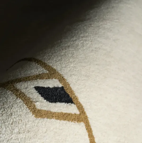 Yves Bordered Wool Rug by Nate Berkus