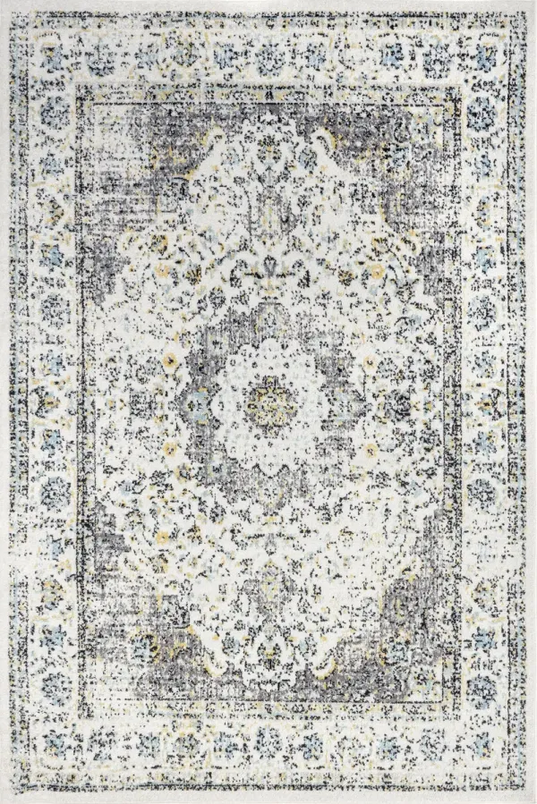 Distressed Persian Rug