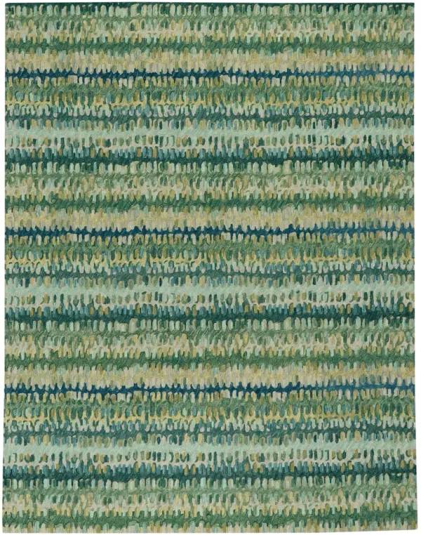 Paint Chip Hand Micro Hooked Wool Rug
