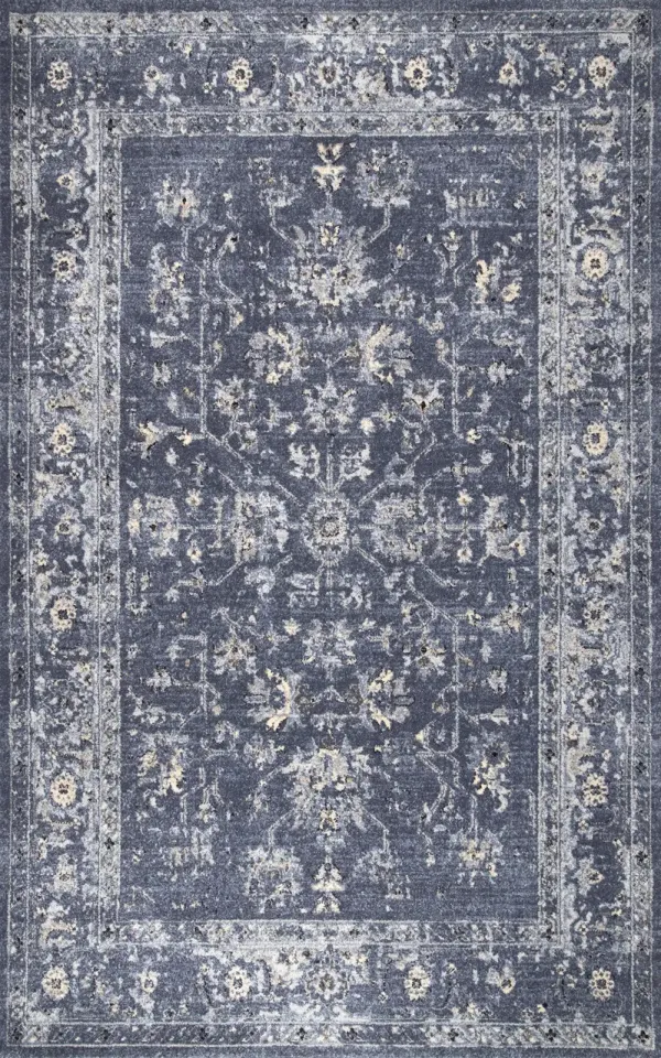 Bordered Floral Rug