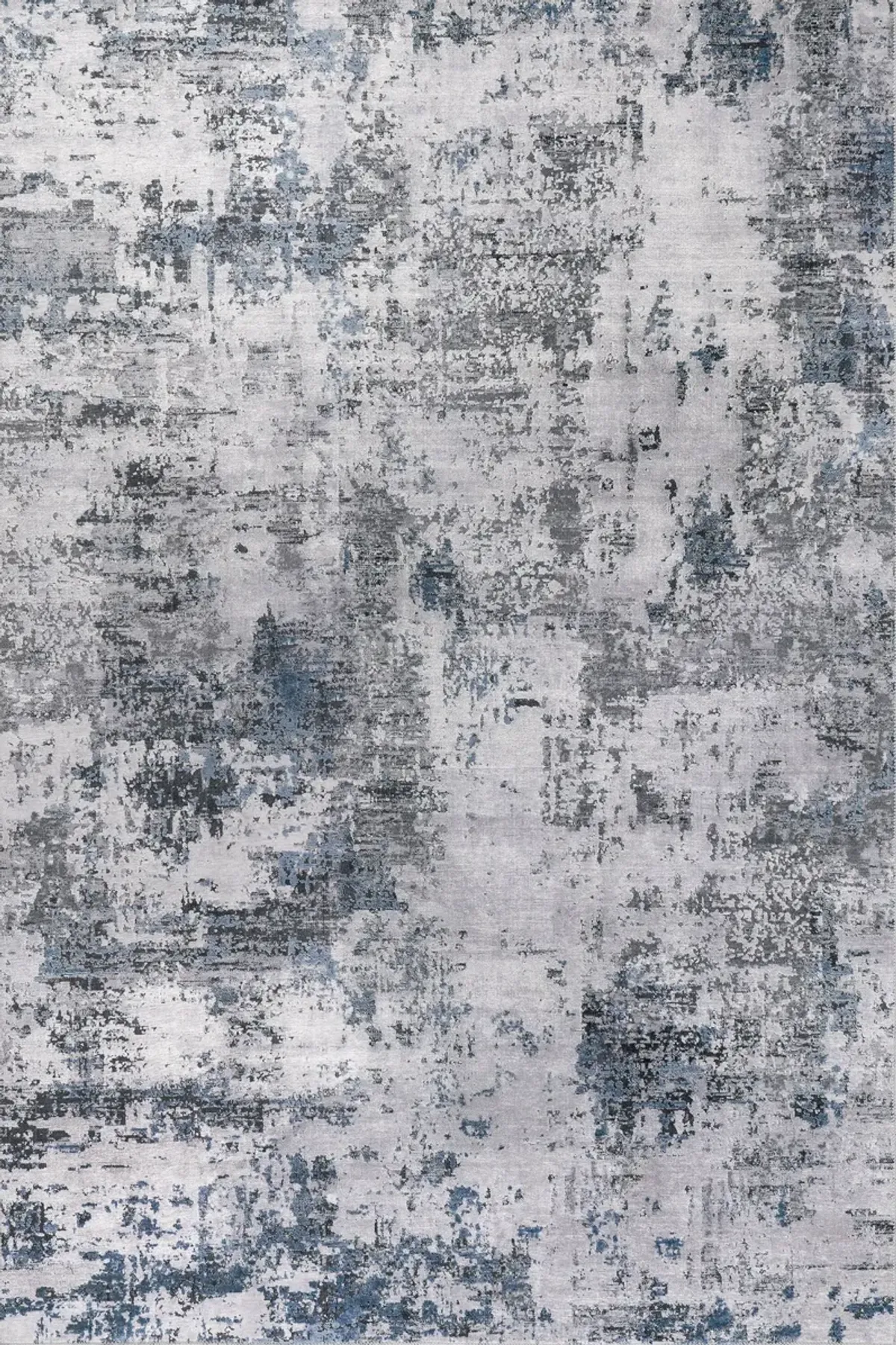 Faded Abstract Spill Proof Washable Rug