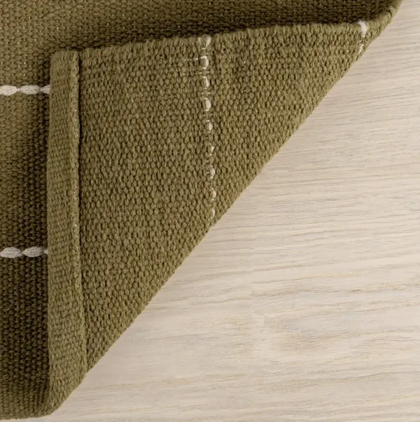 Nightwalk Striped Cotton Rug