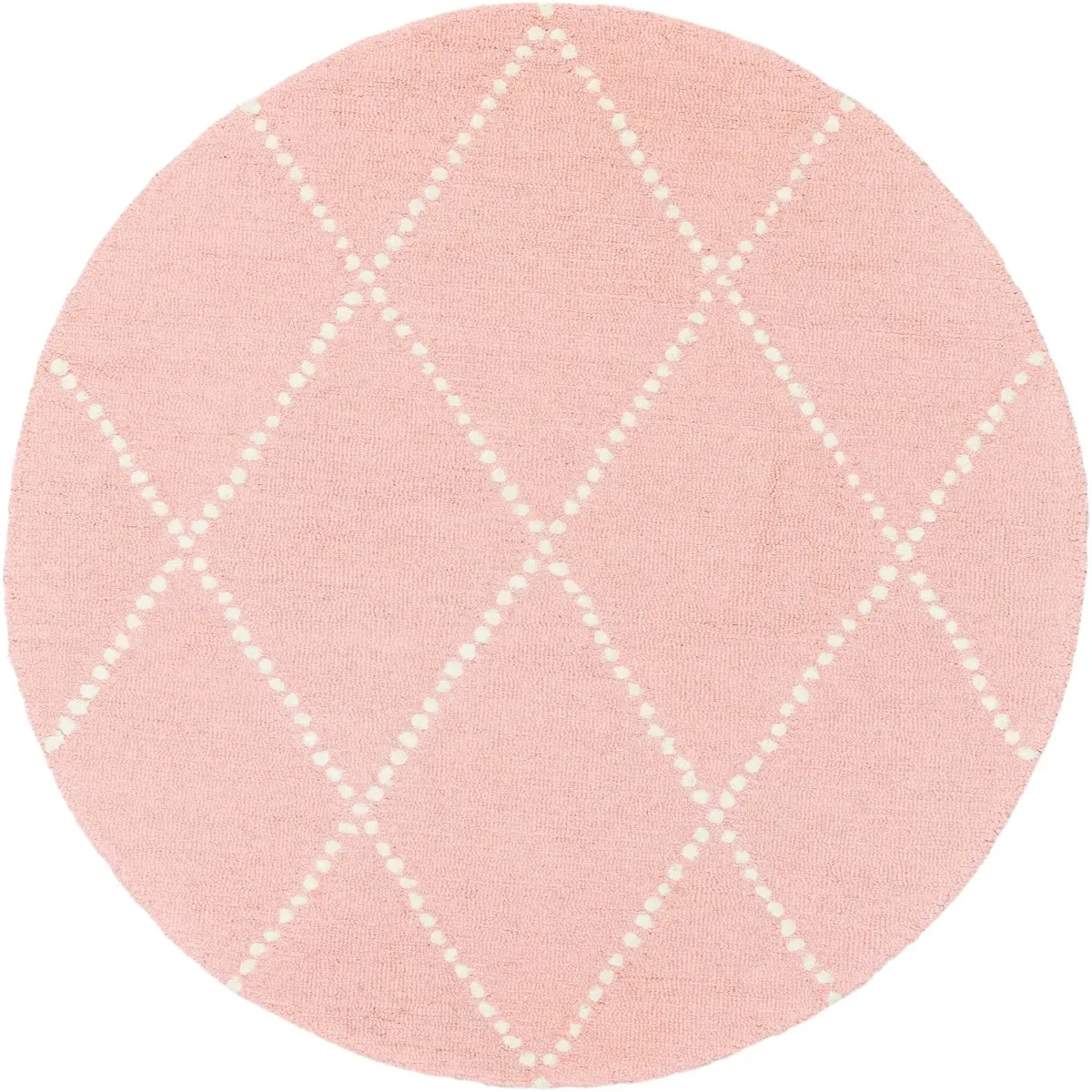 Dotted Diamond Trellis Nursery Rug