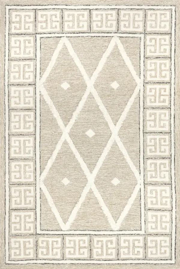 Brie Minimalism Tiled Rug
