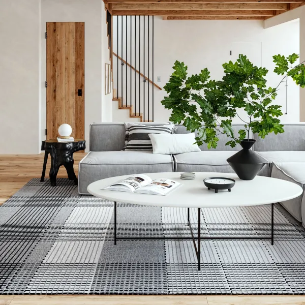 Oregon Plaid Wool Rug