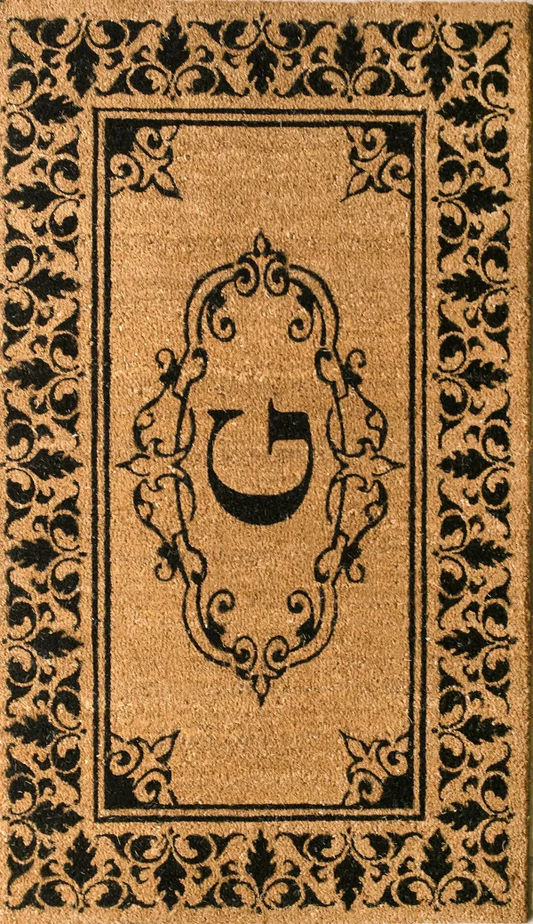 Monogrammed Outdoor Welcome Door Mat