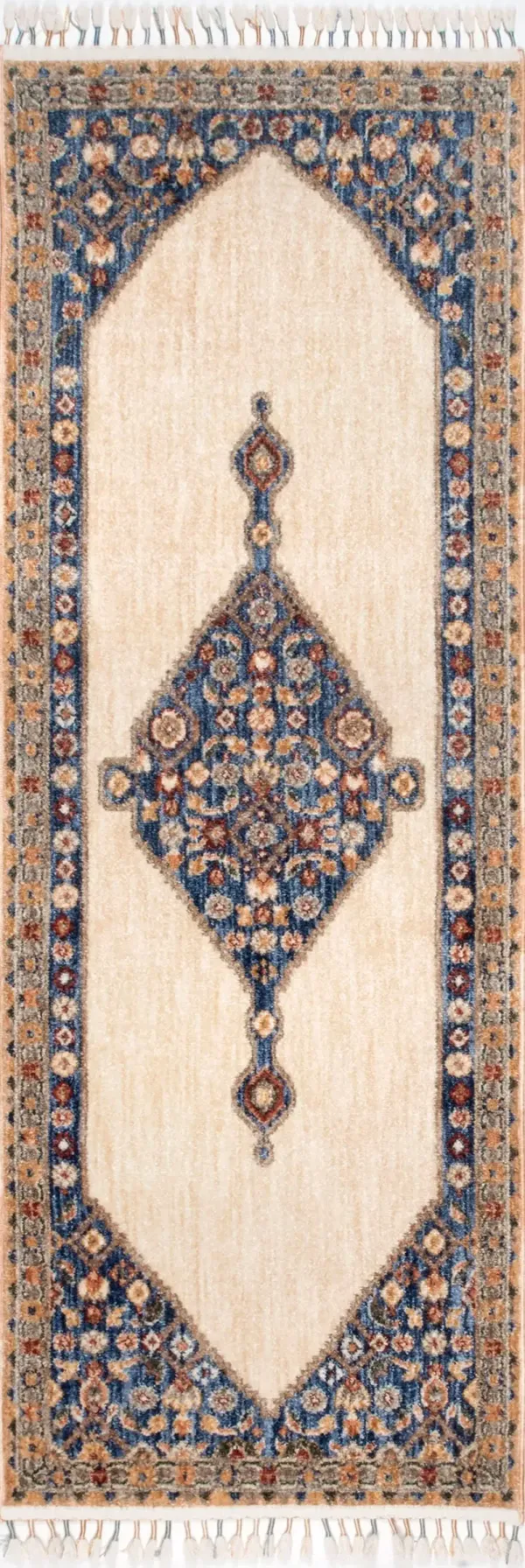 Floral Cardinal Medallion Rug