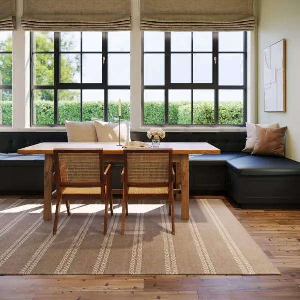 York Striped Wool Rug by Nate Berkus