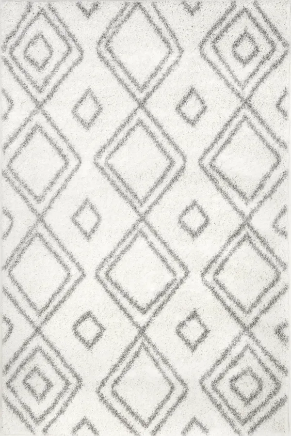 Double Diamond Shag Rug