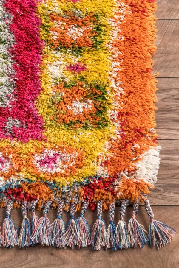 Fiesta Medallion Shag Rug