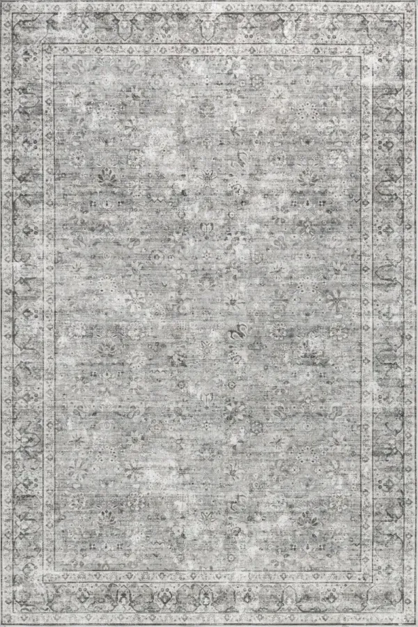 Adams Medallion Washable Rug
