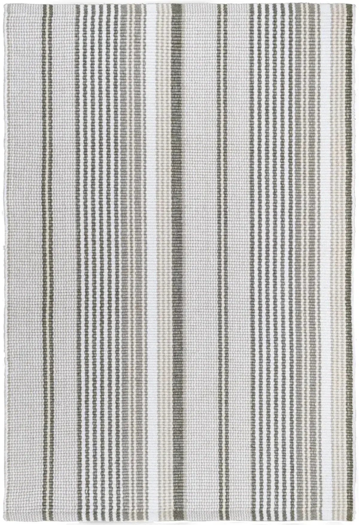 Gradation Ticking Handwoven Indoor/Outdoor Rug