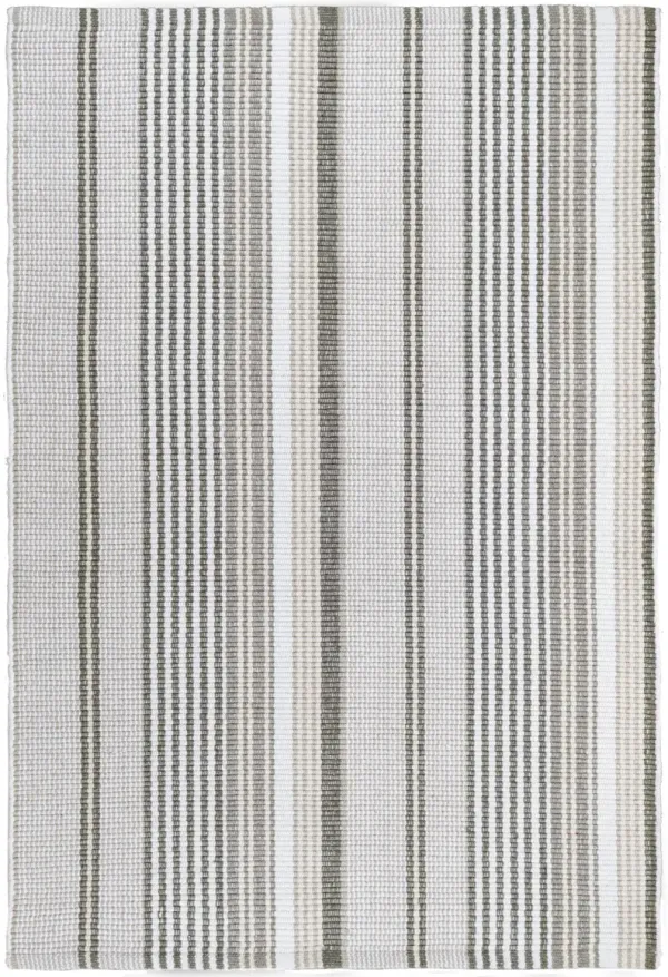 Gradation Ticking Handwoven Indoor/Outdoor Rug